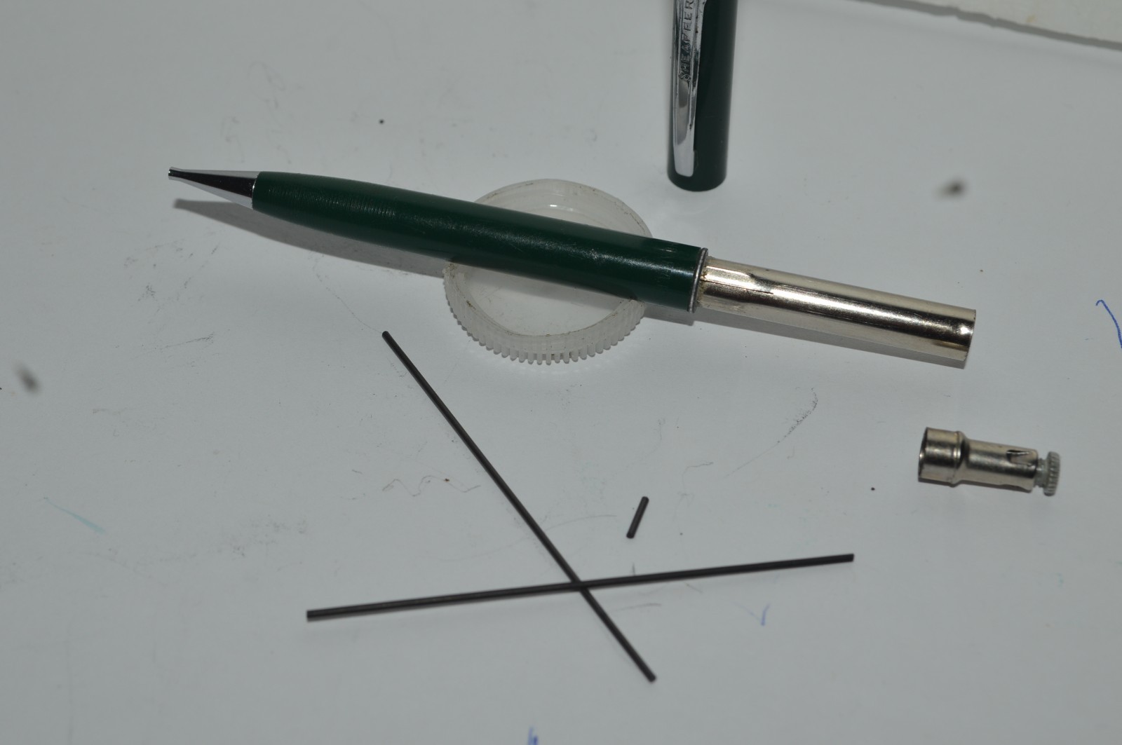 SHEAFFER FINELINE Mechanical Pencil 0.9mm Green Circa 1950’s USA Works