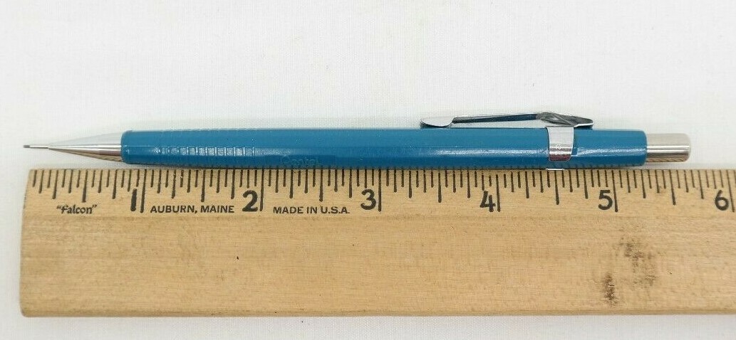 Pentel P207 Blue & Chrome 0.7mm Mechanical Pencil T5