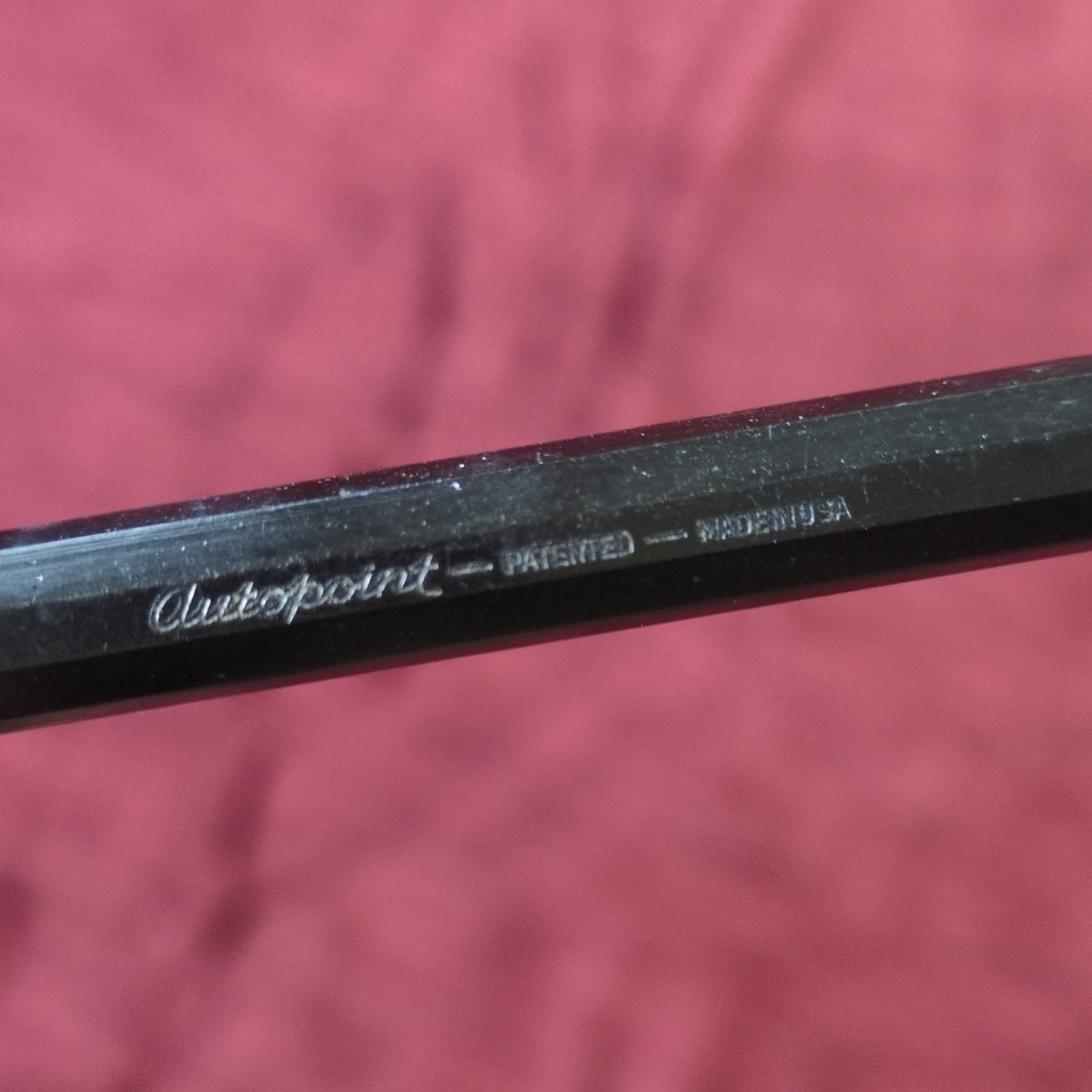 Autopoint Red & Black Mechanical Pencil Collectible Vintage USA