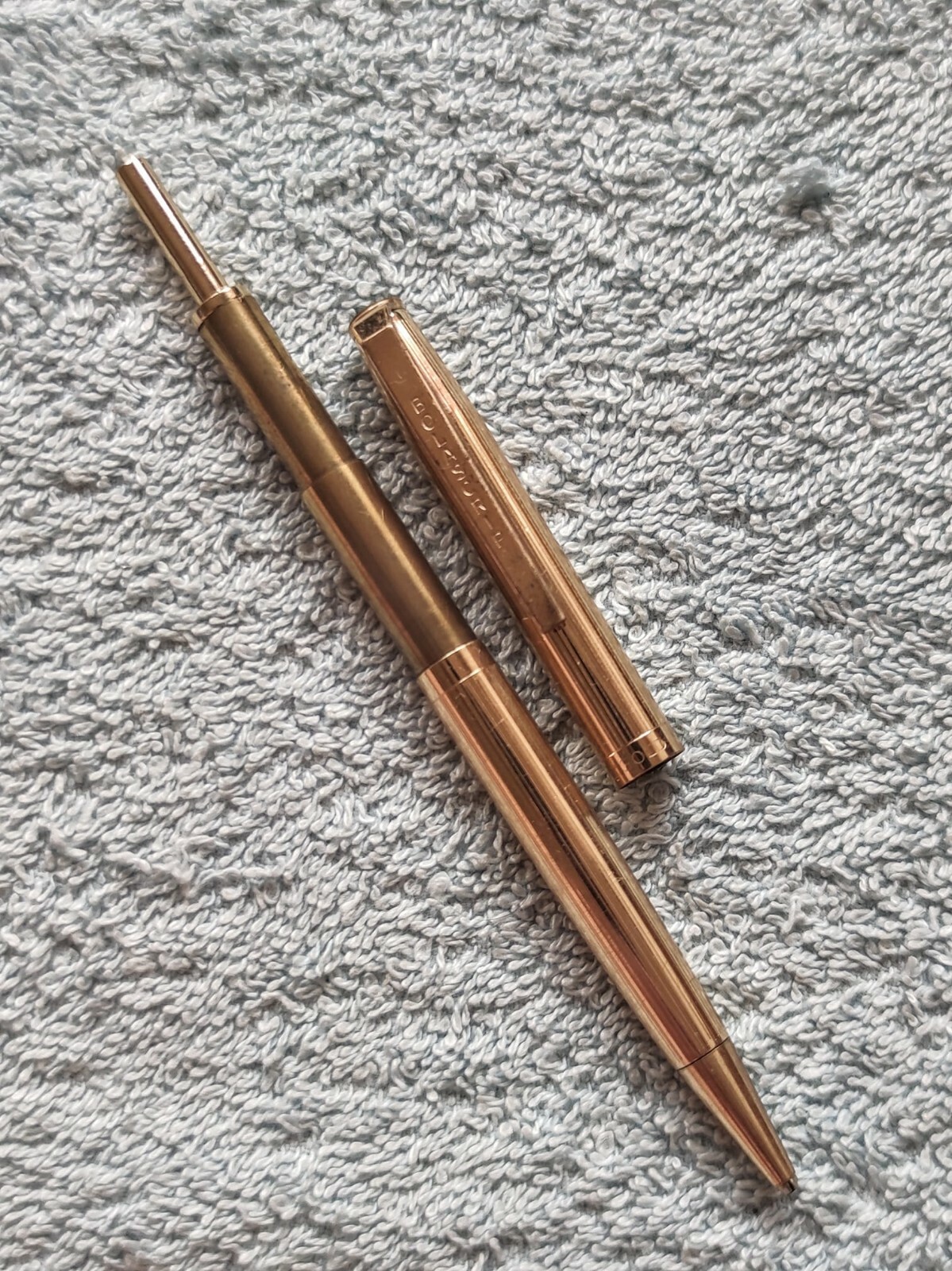 🔴BOLASCRIP Marked Walzgold Rolled Gold Mechanical Pencil – 1970s Germany🔴