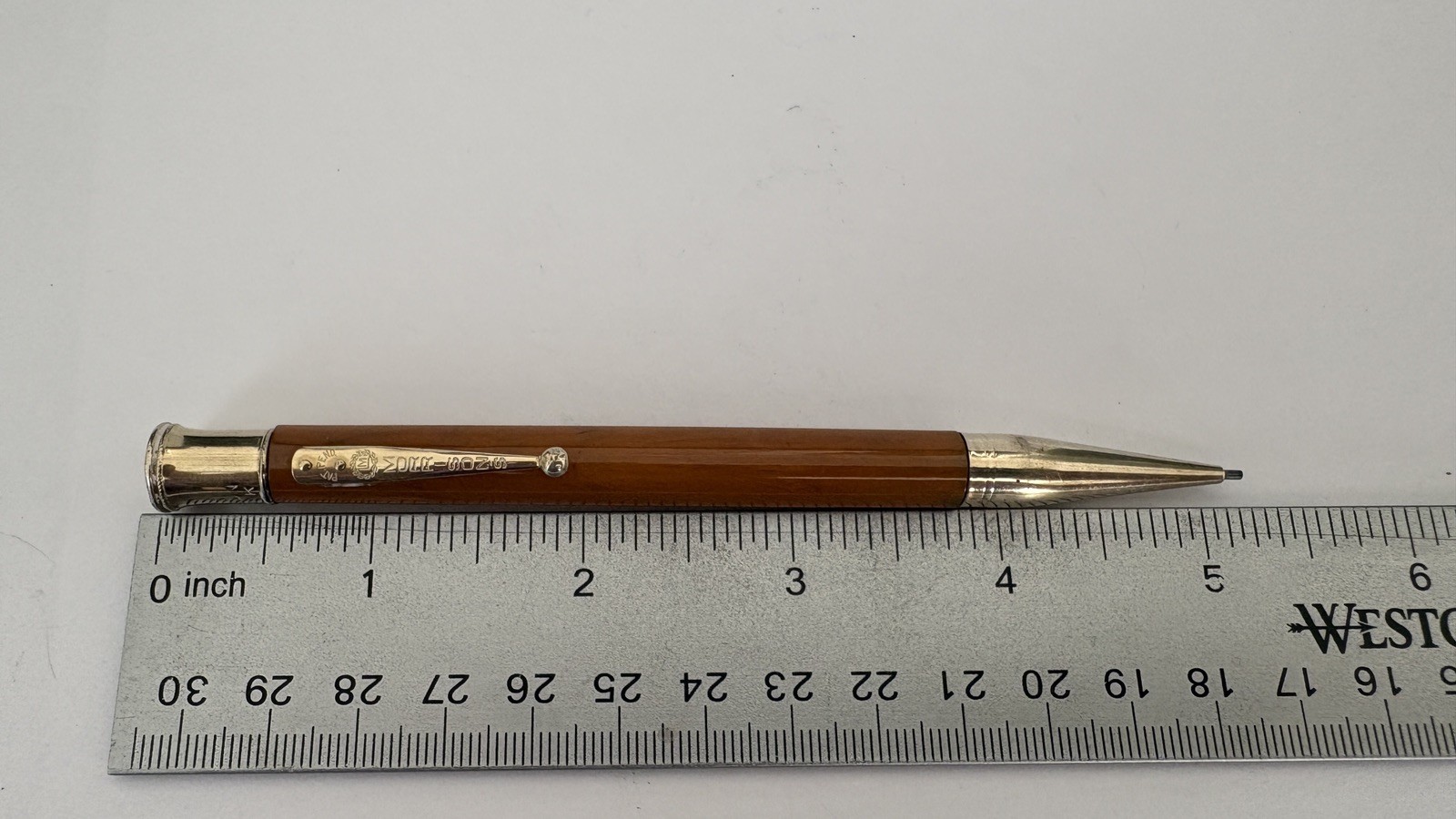 Vintage Morrison Mechanical Pencil Celluloid 1/40 14k Trim Working