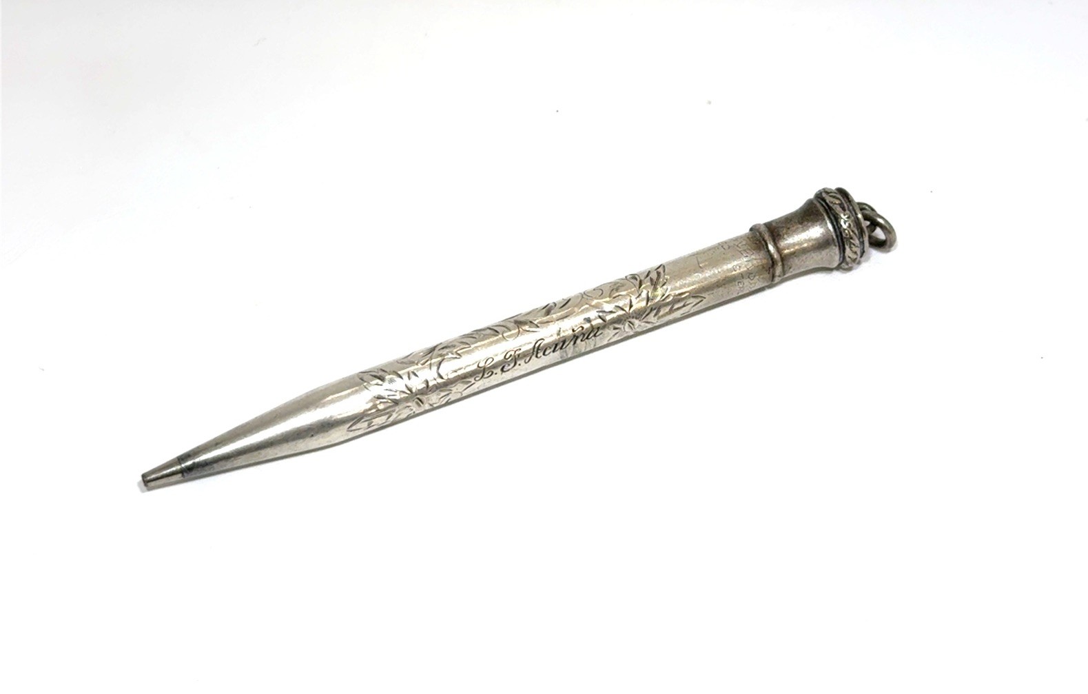 Wahl Eversharp 4” 925 Sterling Silver Mechanical Pencil – Monogrammed – 15.2g