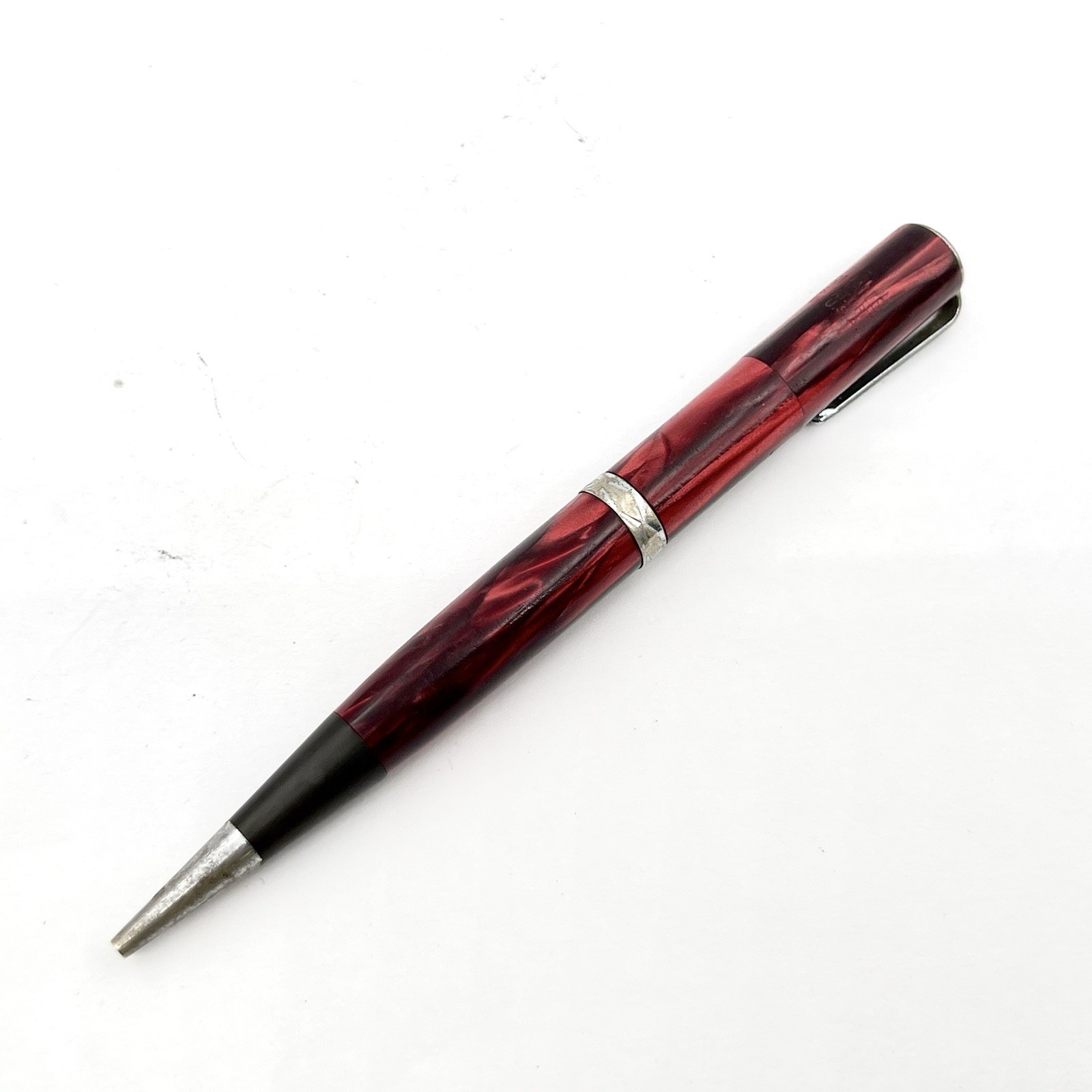 Waterman Lady Patricia Mechanical Pencil 4.25″ 1.1mm Red Sunset Chrome Trim