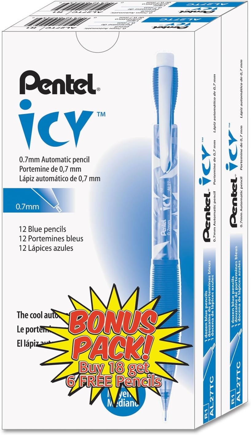Automatic Pencils, 0.7Mm, Refillable, 24/Pack, Blue (PENAL27TCSWSPR)
