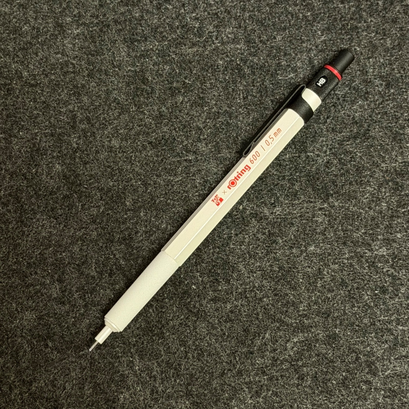Itoya x rOtring 600 Mechanical Pencil 0.5mm White Limited Edition Japan
