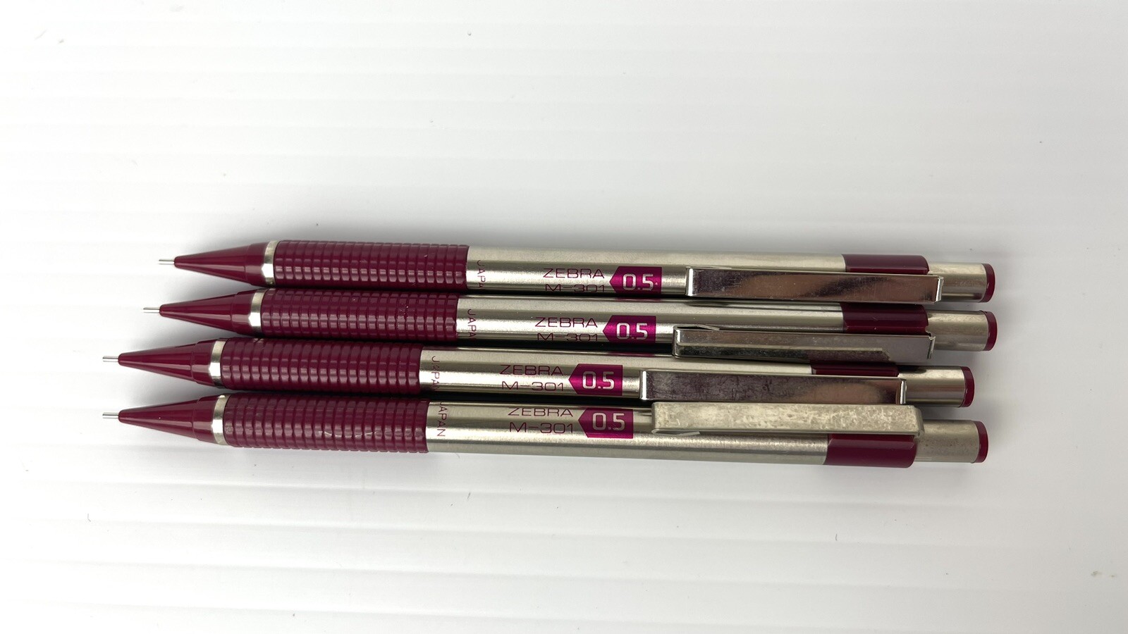 Vtg Zebra Japan Mechanical Pencils 0.5mm 4 Pencils