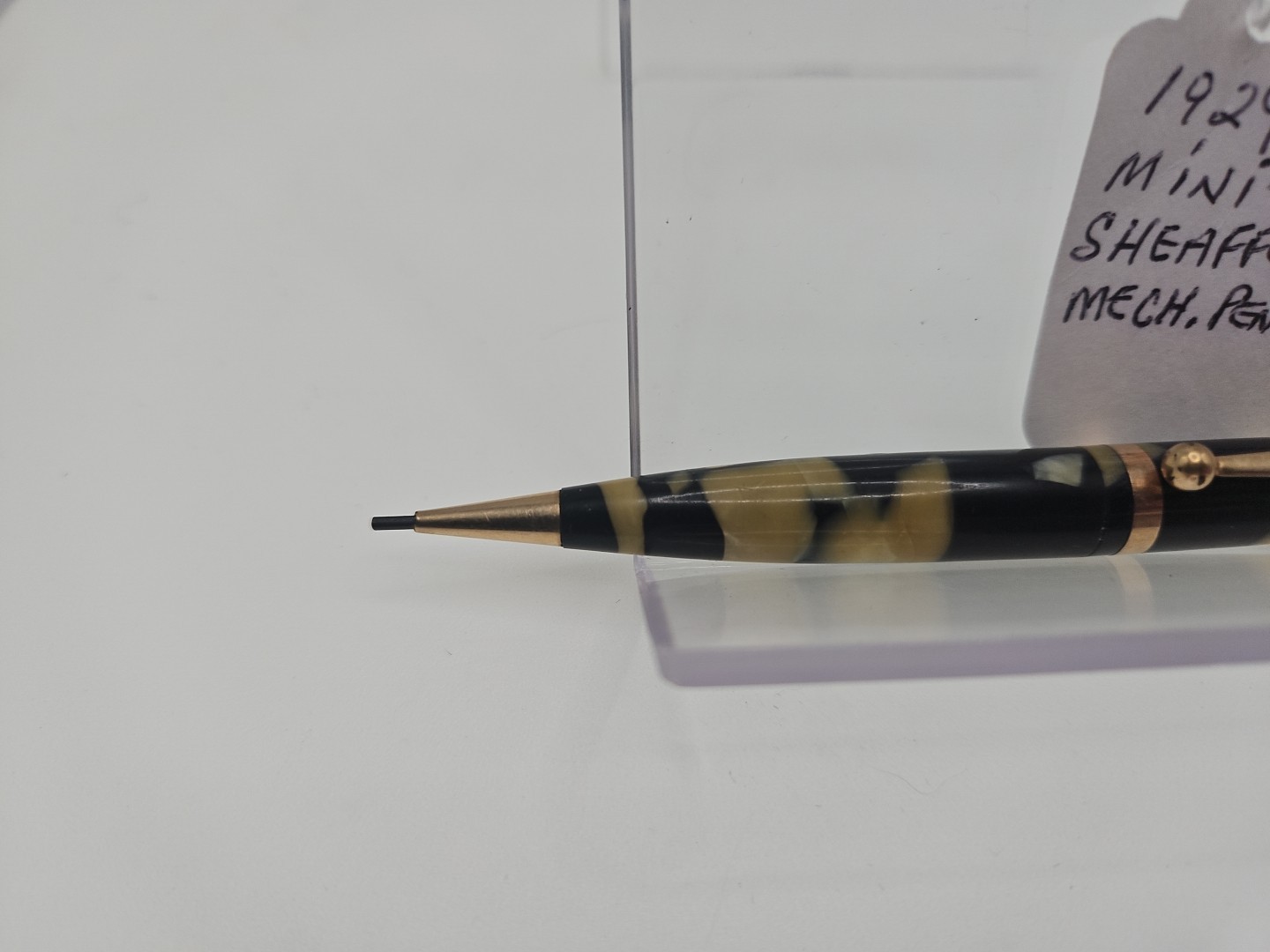 Sheaffer Lifetime Pearl & Black w/Gold Trim 1.1mm Mechanical Pencil – 1920”s