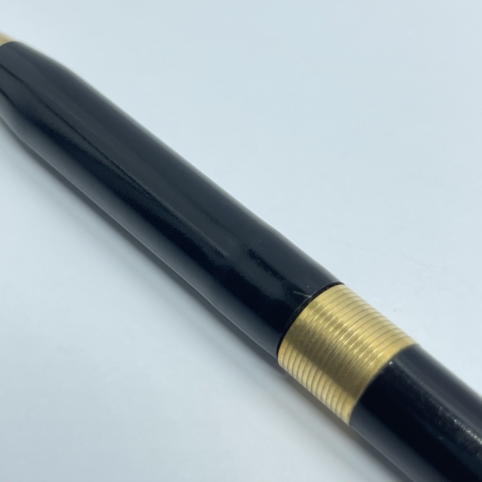 Penman USA Black and Gold Tone Mechanical Pencil with Name ” Fern Able” Vintage