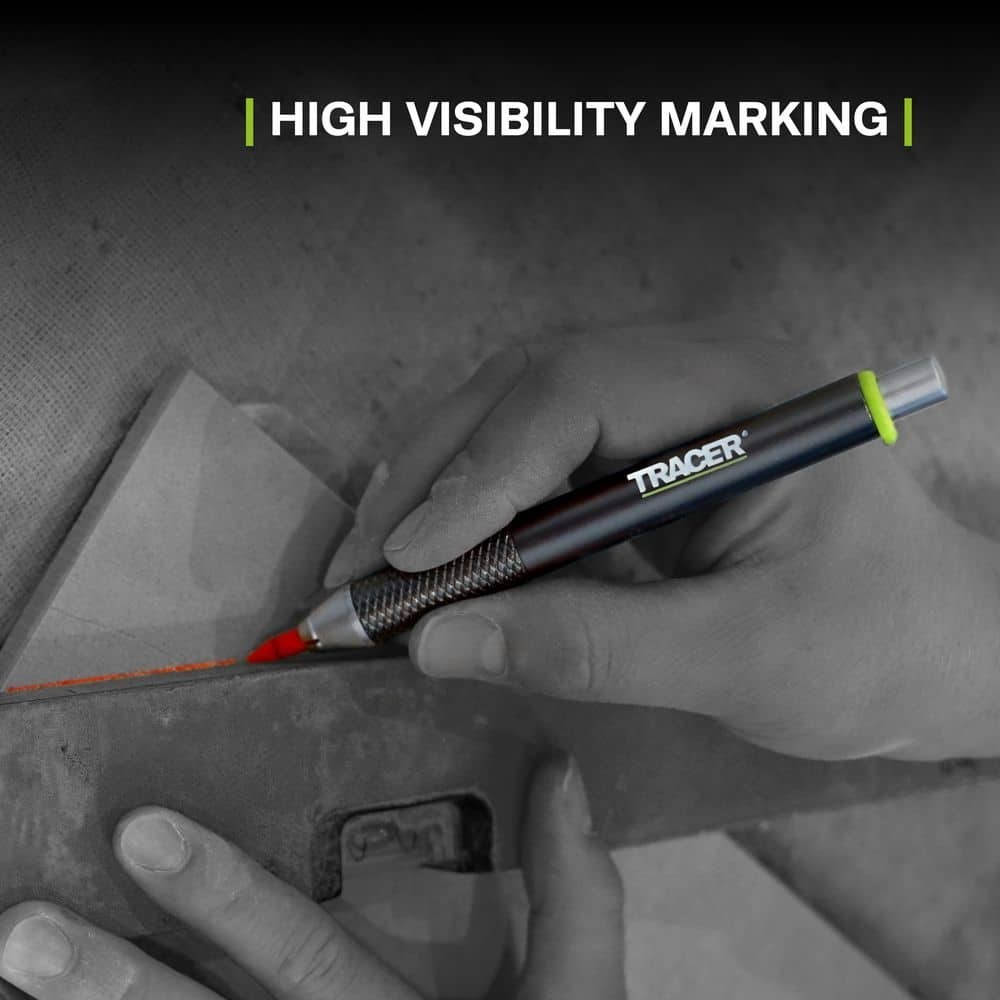 Tracer Pro Construction Pencil Set Heavy Duty Metal Marking Tool Kit 6 Lead