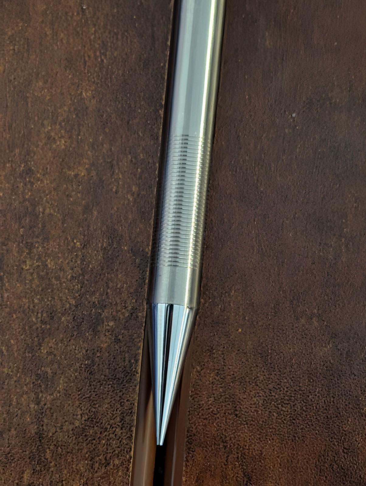 VTG 70s 80s Sheaffer Stainless Steel Mechanical Pencil Chrome S Made JAPAN 0.5