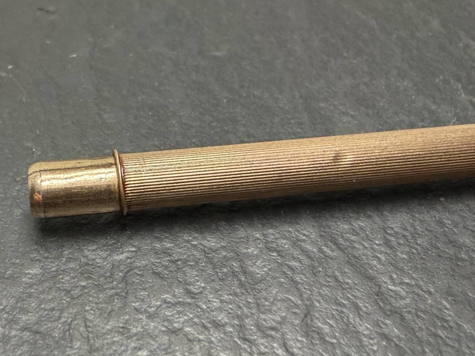 ANTIQUE GOLD FILLED COMBINATION DIP PEN W/NIB AND MECHANICAL PENCIL N995