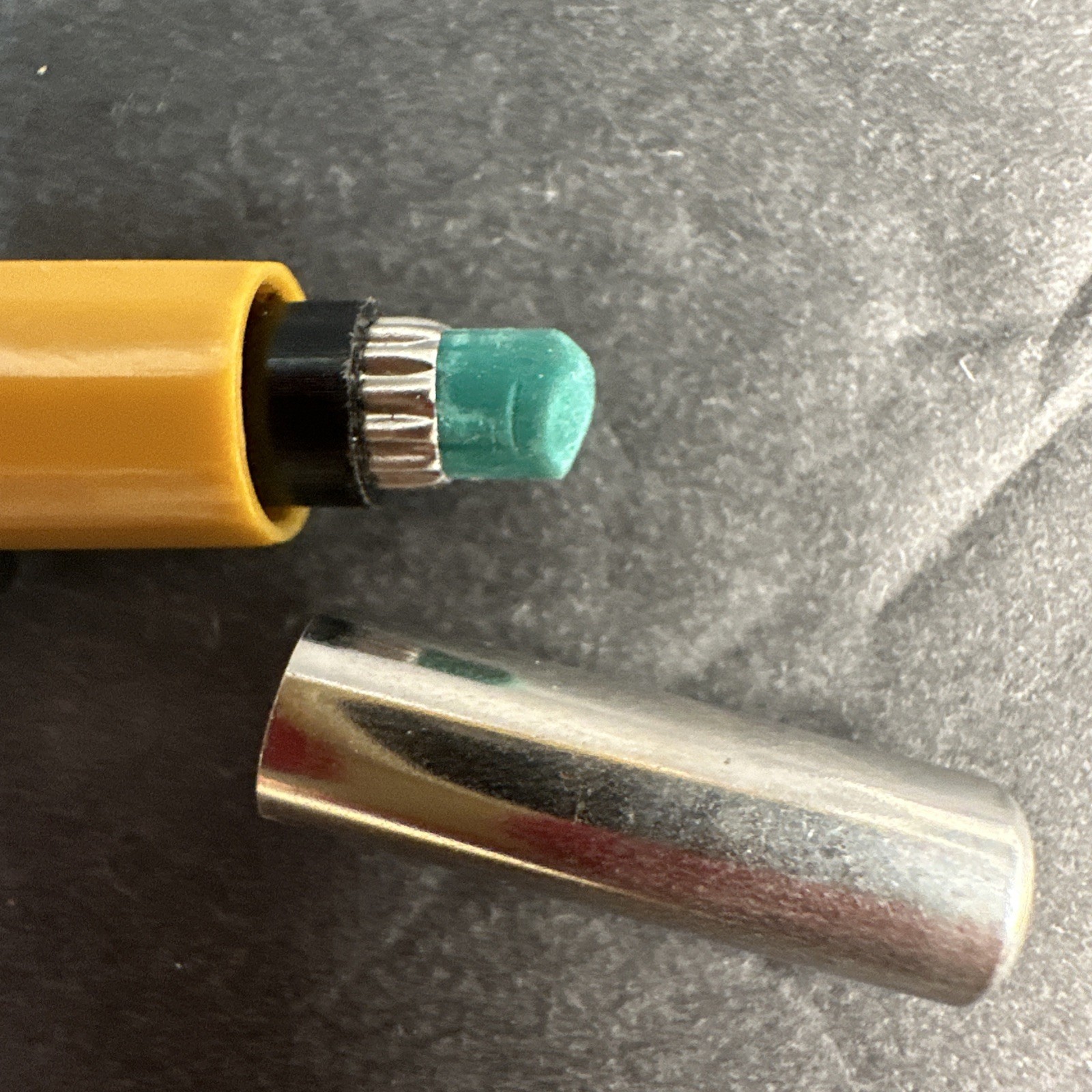 Vintage Pentel P209 Mechanical Drafting Pencil 0.9mm Mustard Yellow