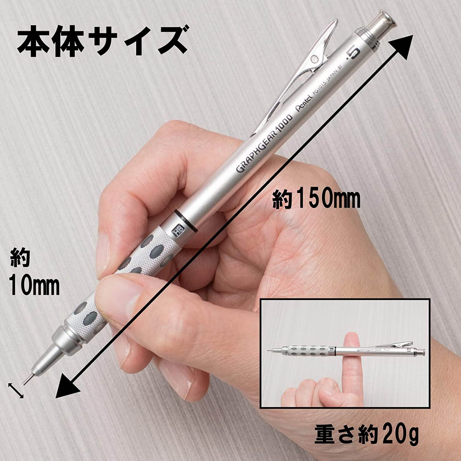 Pentel Graph Gear 1000 Pen 0.5mm (PG1015)