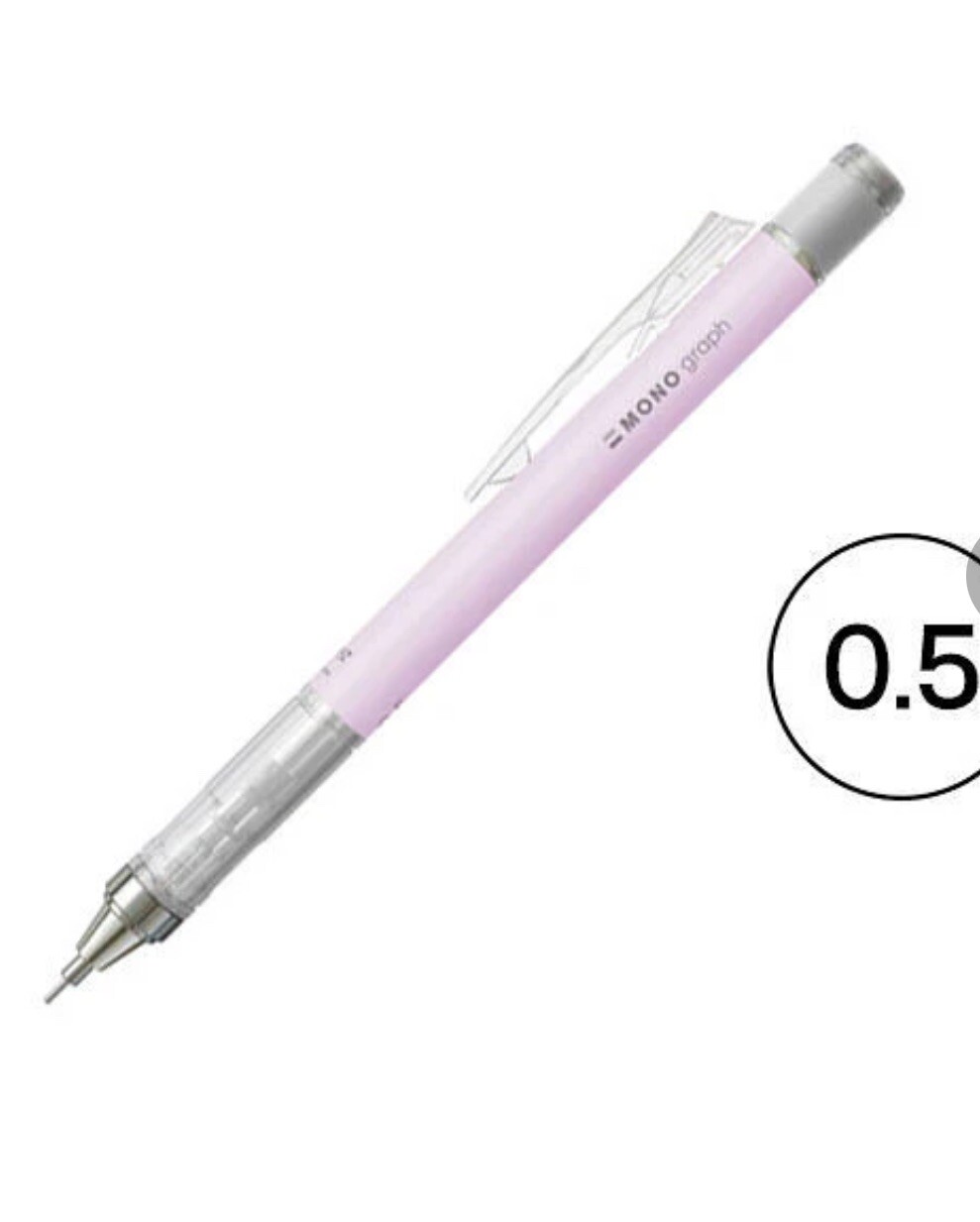 Lots Of Three Tombow mechanical pencils Pastel MONO Graph 0.5mm + Free Erasers