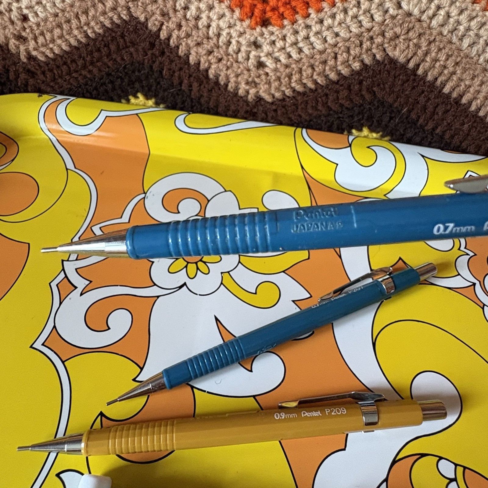 Lot Of Pentel Sharp Mechanical Drafting Pencils P207 and P209