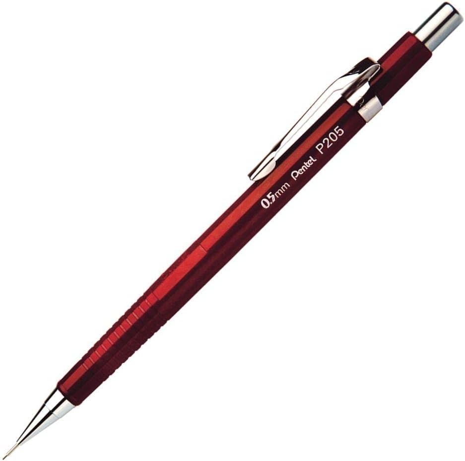 Professional 0.5mm Mechanical Pencil in Burgundy – Ideal for Drafting & Drawing