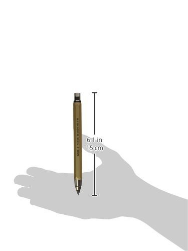 5.6mm Diameter Mechanical Clutch Lead Holder Pencil – Gold