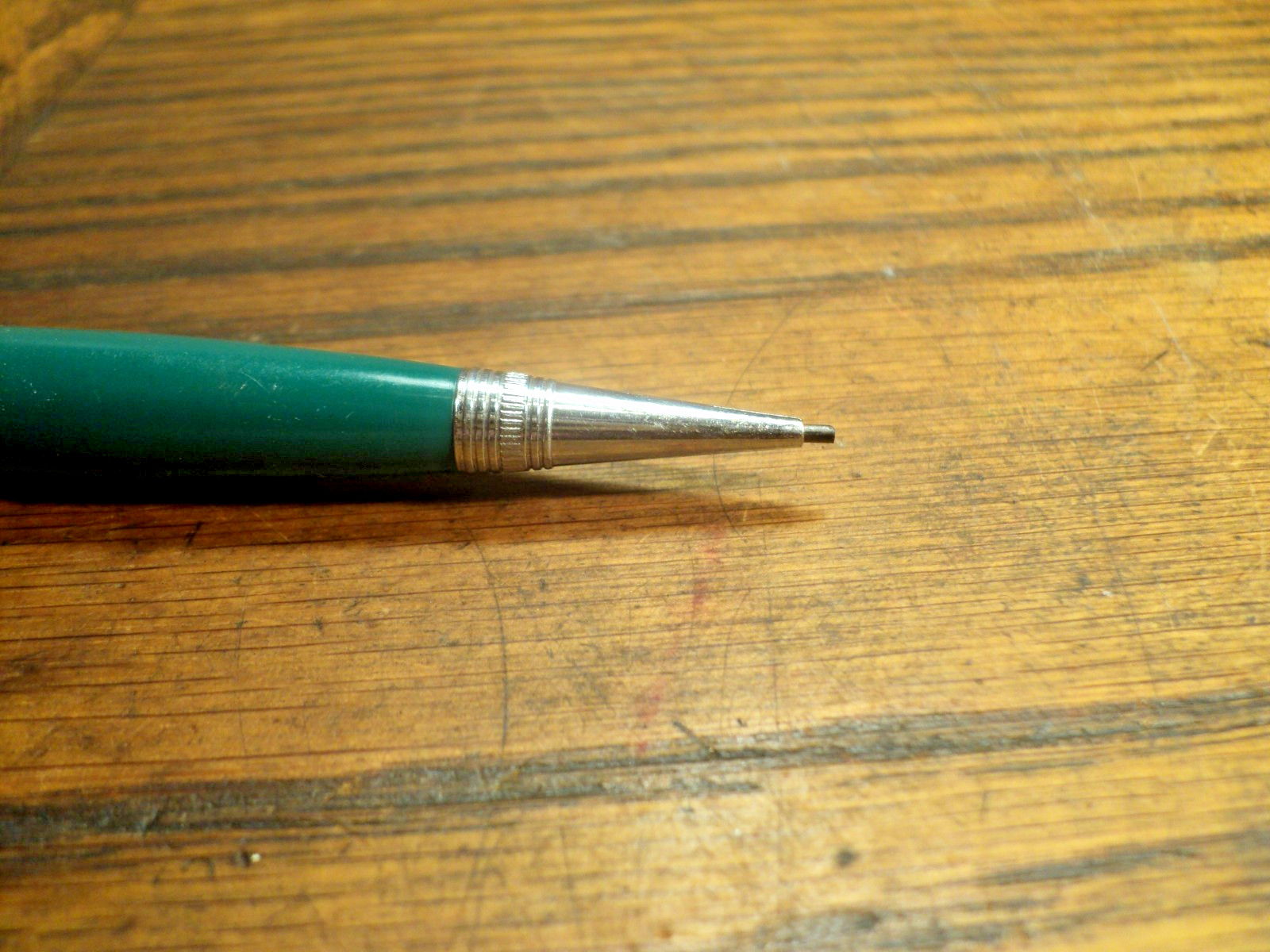 Vintage Mechanical Pencil Permalite Clear Top 6-1/18″ Long Unbranded Cracked