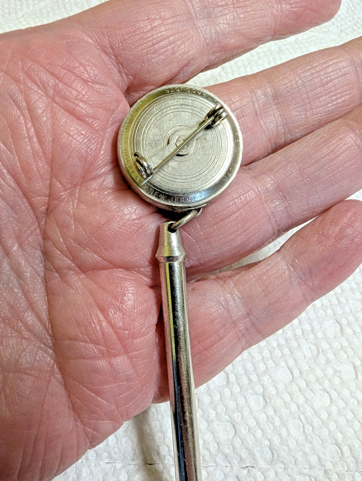 Ketchum & McDougall Retractable Mechanical Pencil Brooch Pin Working Vintage