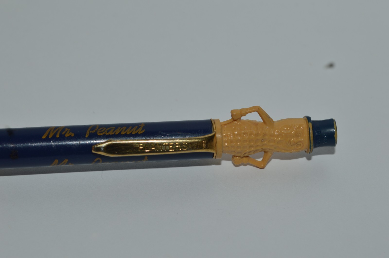 Planters Mr. Peanut Mechanical Pencil 1.1mm Red Barrel Made In USA Circa 1960’s