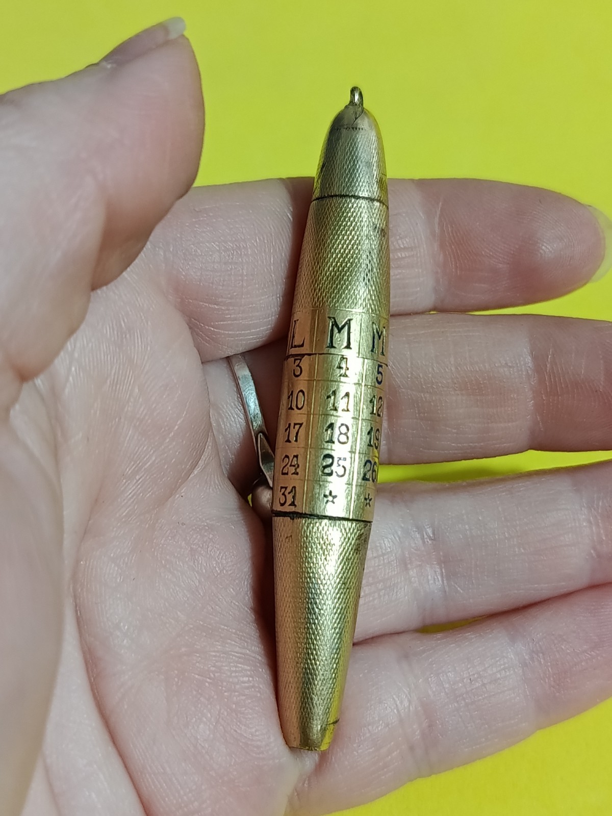 Nice Perpetual Calendar Gold Filled pencil