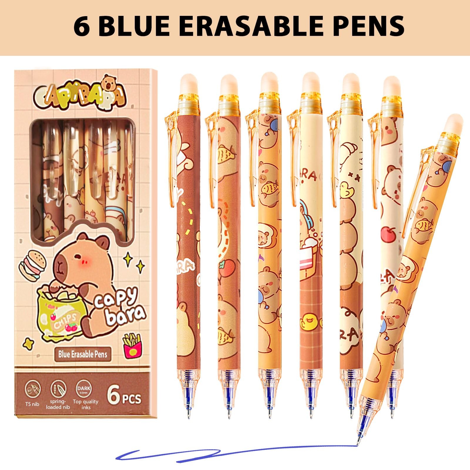 Cute Capybara Supplies Capybara Stationery Set Kawaii Christmas Gifts Set Inc…