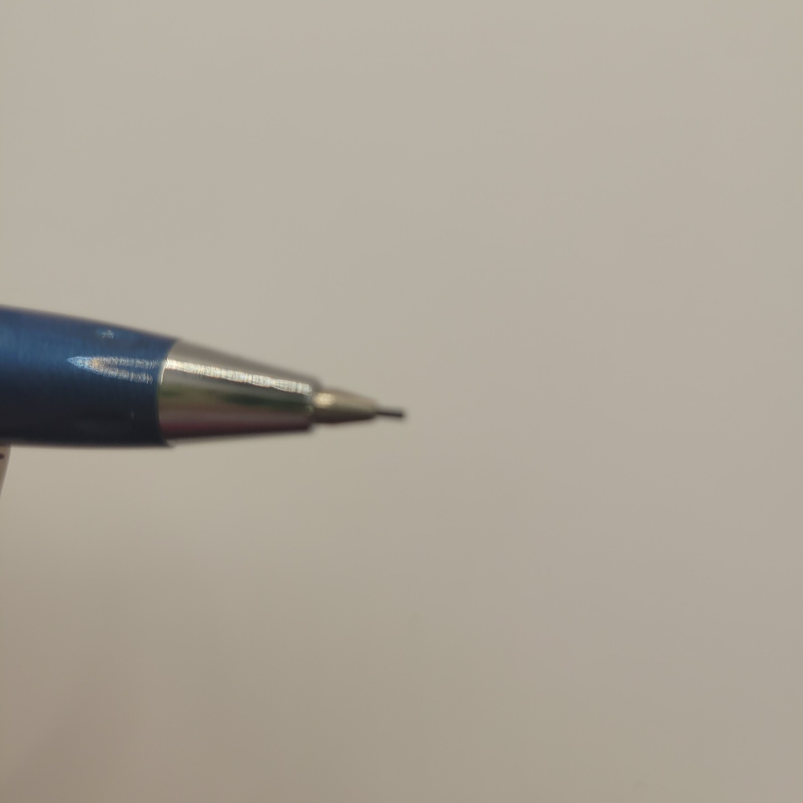 Vintage Parker Blue Chrome Silver Mechanical Pencil Works