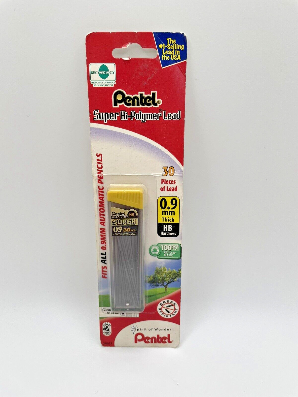 Pentel Hi Polymer HB Mechanical Pencil Lead Lot of 8 Tubes 0.5 0.7 0.9mm