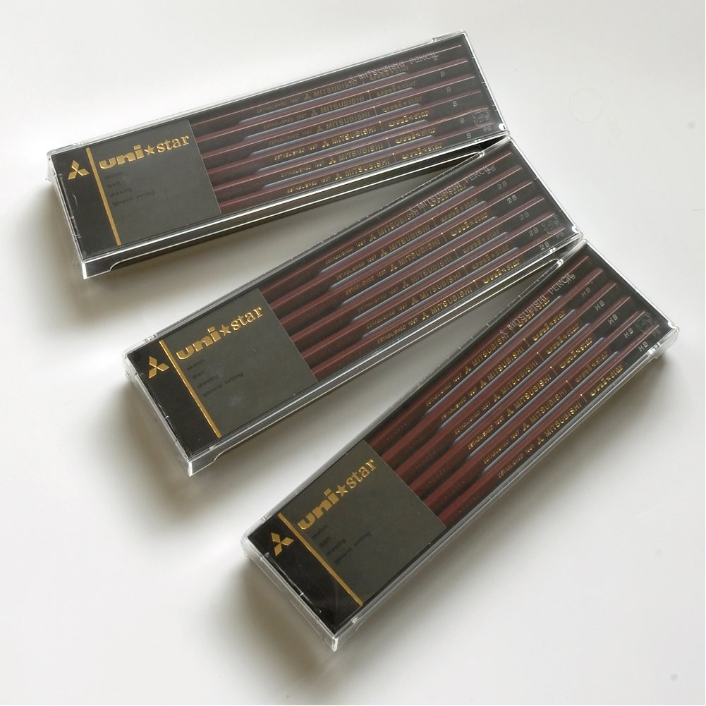 Mitsubishi Unistar Hexagonal Pencil 4B US4B