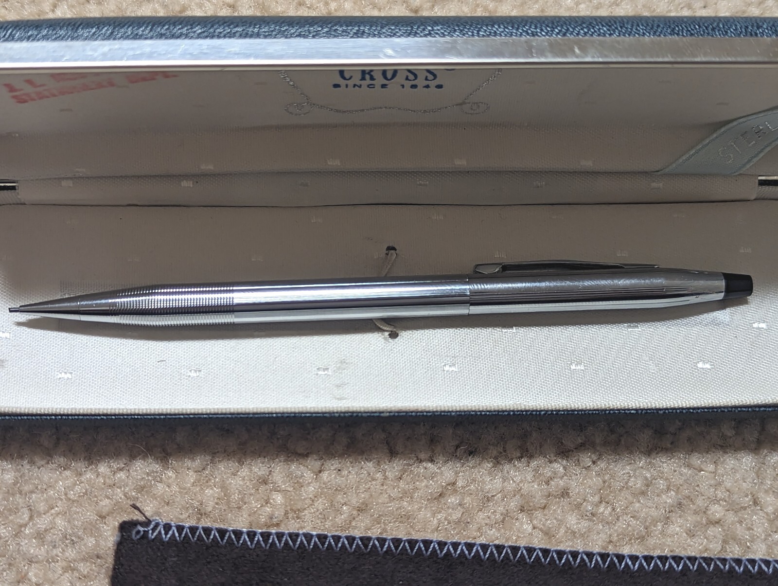 VTG Cross Century Sterling Silver Mechanical Pencil w/Box