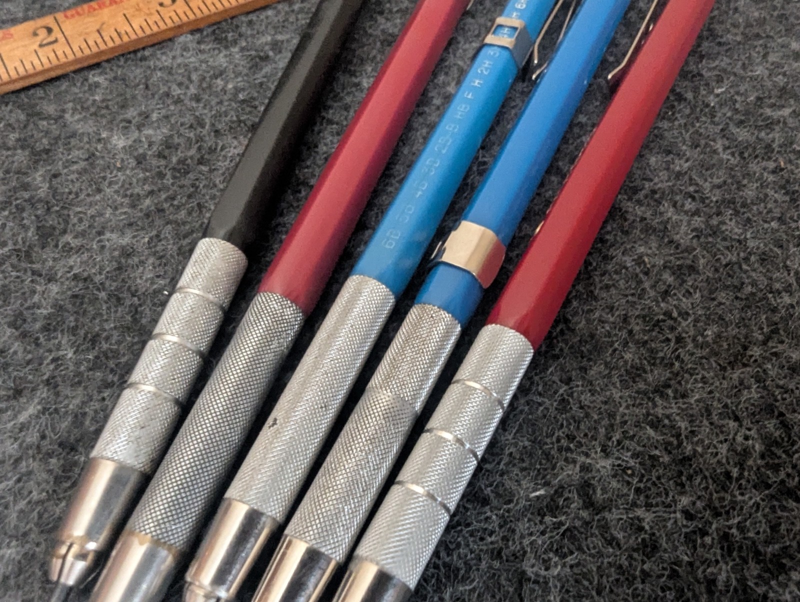 Lot of 5 Charvoz 38-0023 + 38-022 Drafting Lead Holders Italy JM