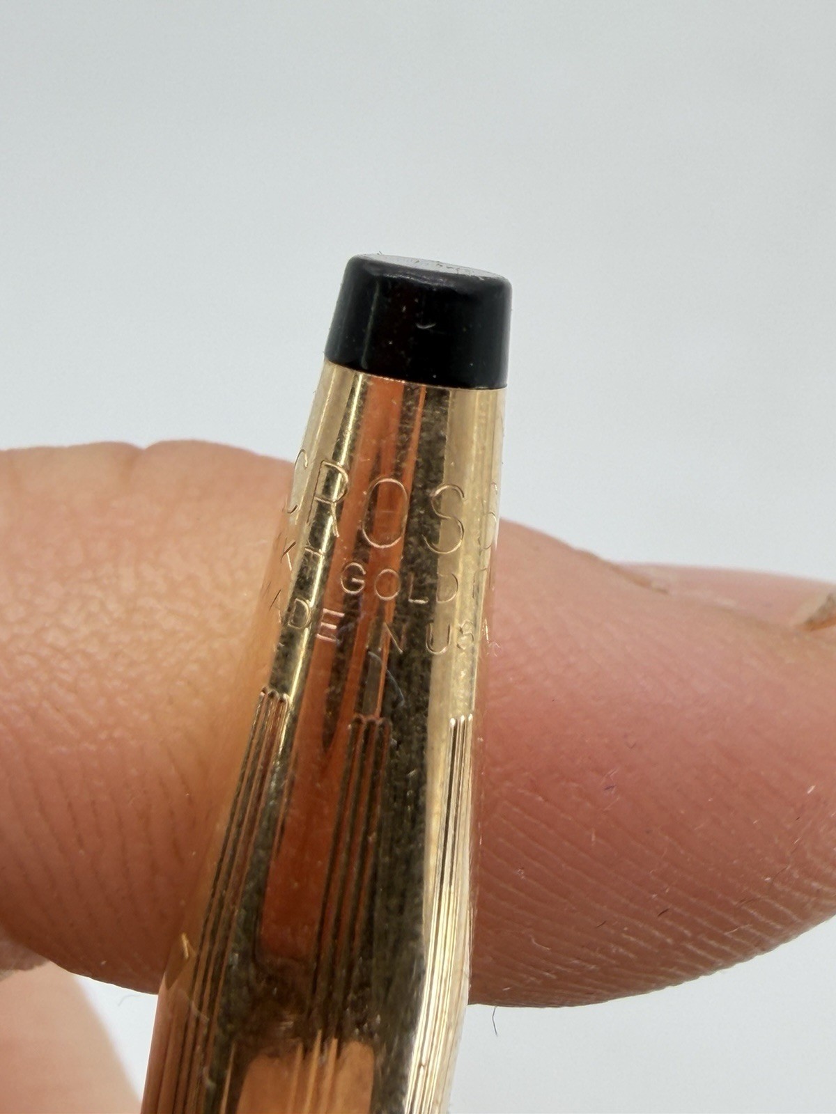 Vintage Cross 1/20 14k GF Gold Filled Floral Rose Mechanical Pencil USA RARE