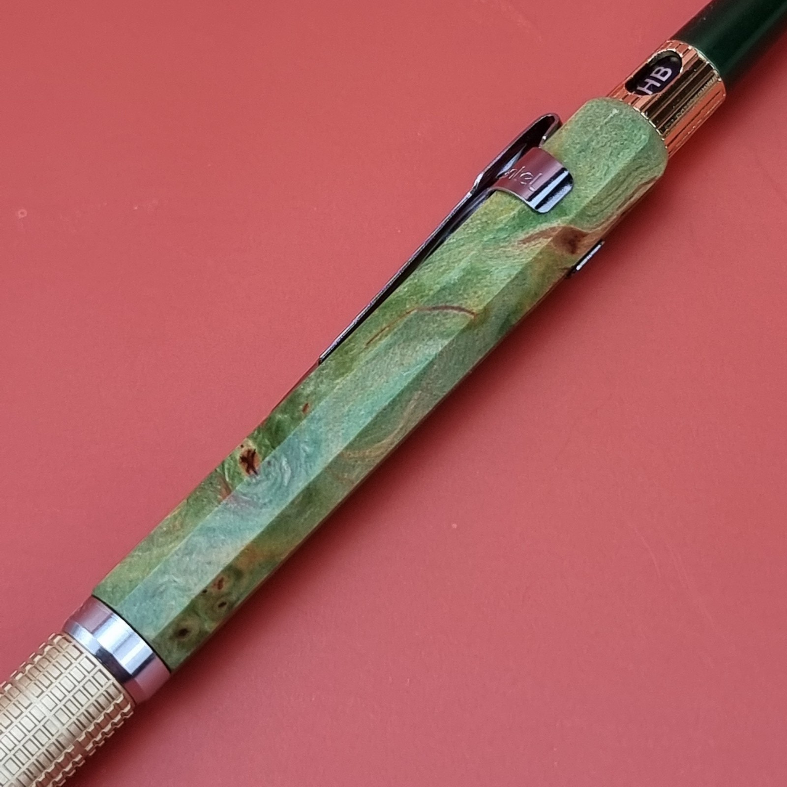 Hand Crafted Pentel PG5 Mechanical Pencil with Octagonal Maple Berl