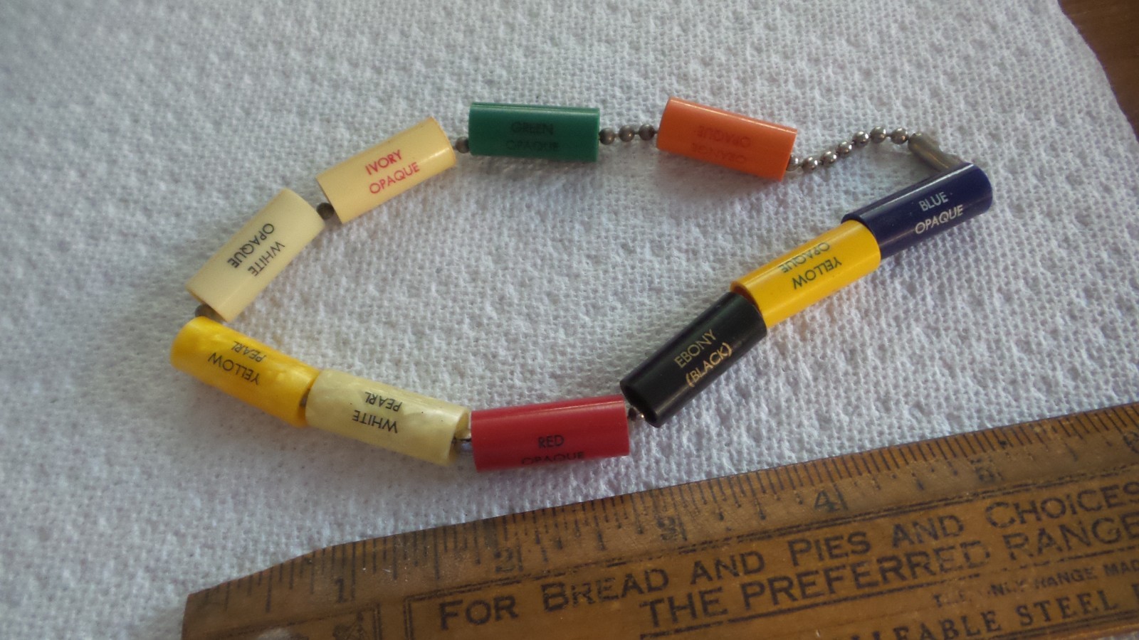 Vintage Advertising SAMPLE PEN, MECHANICAL PENCIL COVERS, Colors