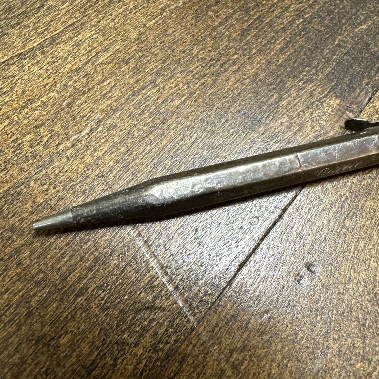 Antique Sterling Silver 4-3/8” Mechanical Pencil 12.2g J. H. Verlint NOT TESTED