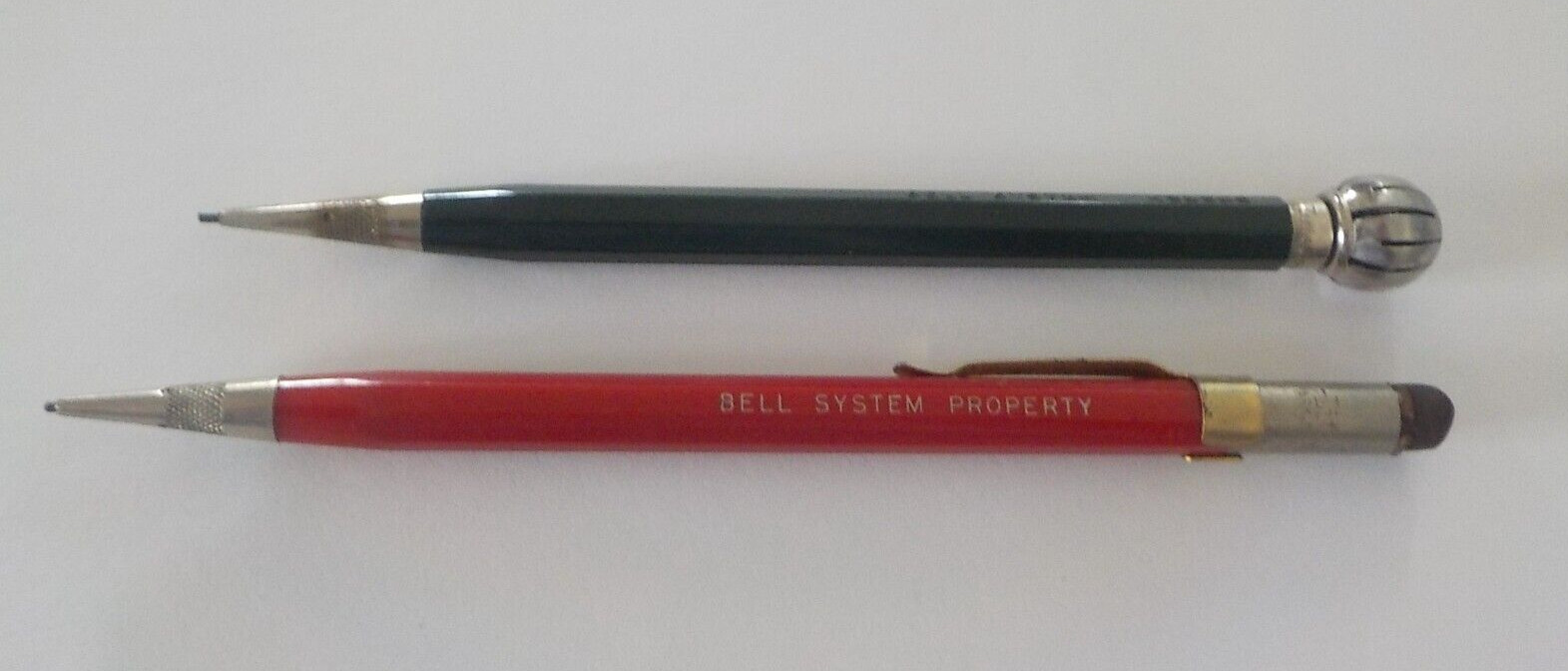 2 Vintage Bell Telephone System Automatic Pencils
