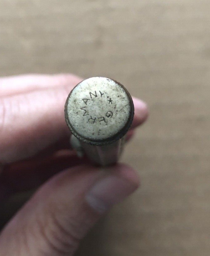 Vintage GERMANY Mechanical Pencil Silver Tone Fancy Art Deco 4 FOUR COLOR