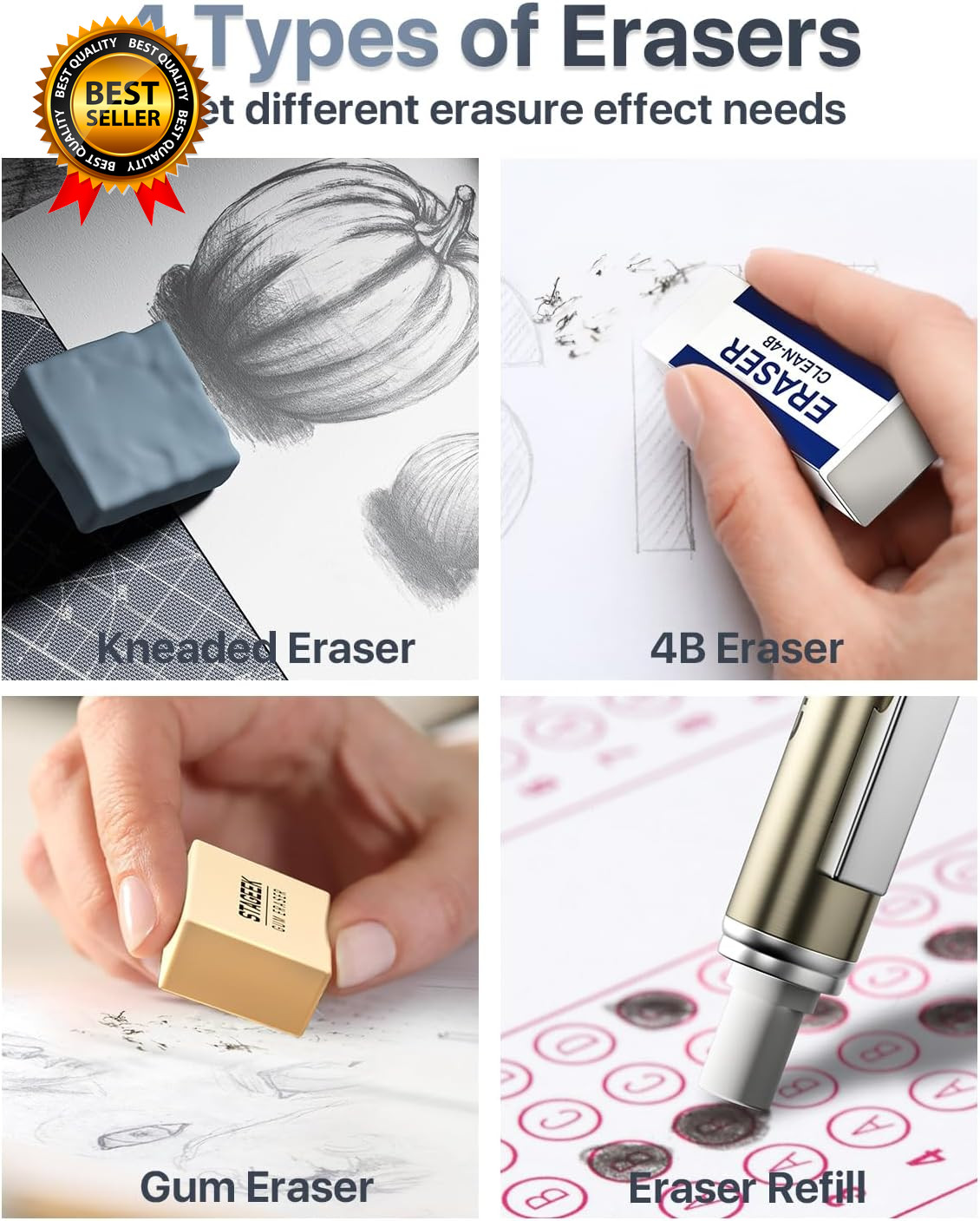 37PCS Art Mechanical Pencil Set Drafting Pencil 5 Sizes Mechanical Drawing