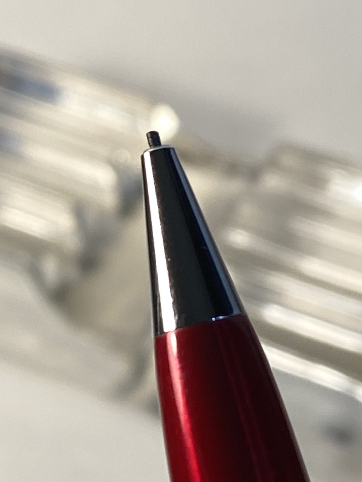 Pierre Cardin Mechanical Pencil Metallic Red & Chrome
