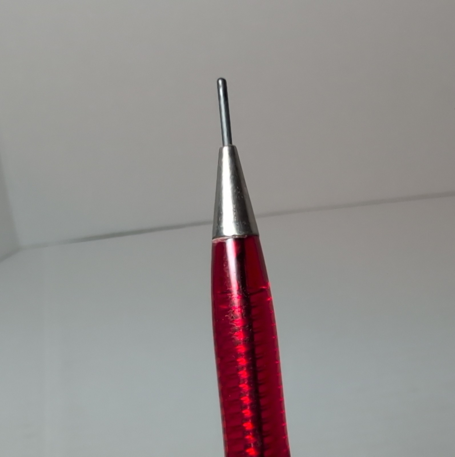 Vintage Scripto Classic K780 Mechanical Pencil Red Translucent Twist Up 1980’s