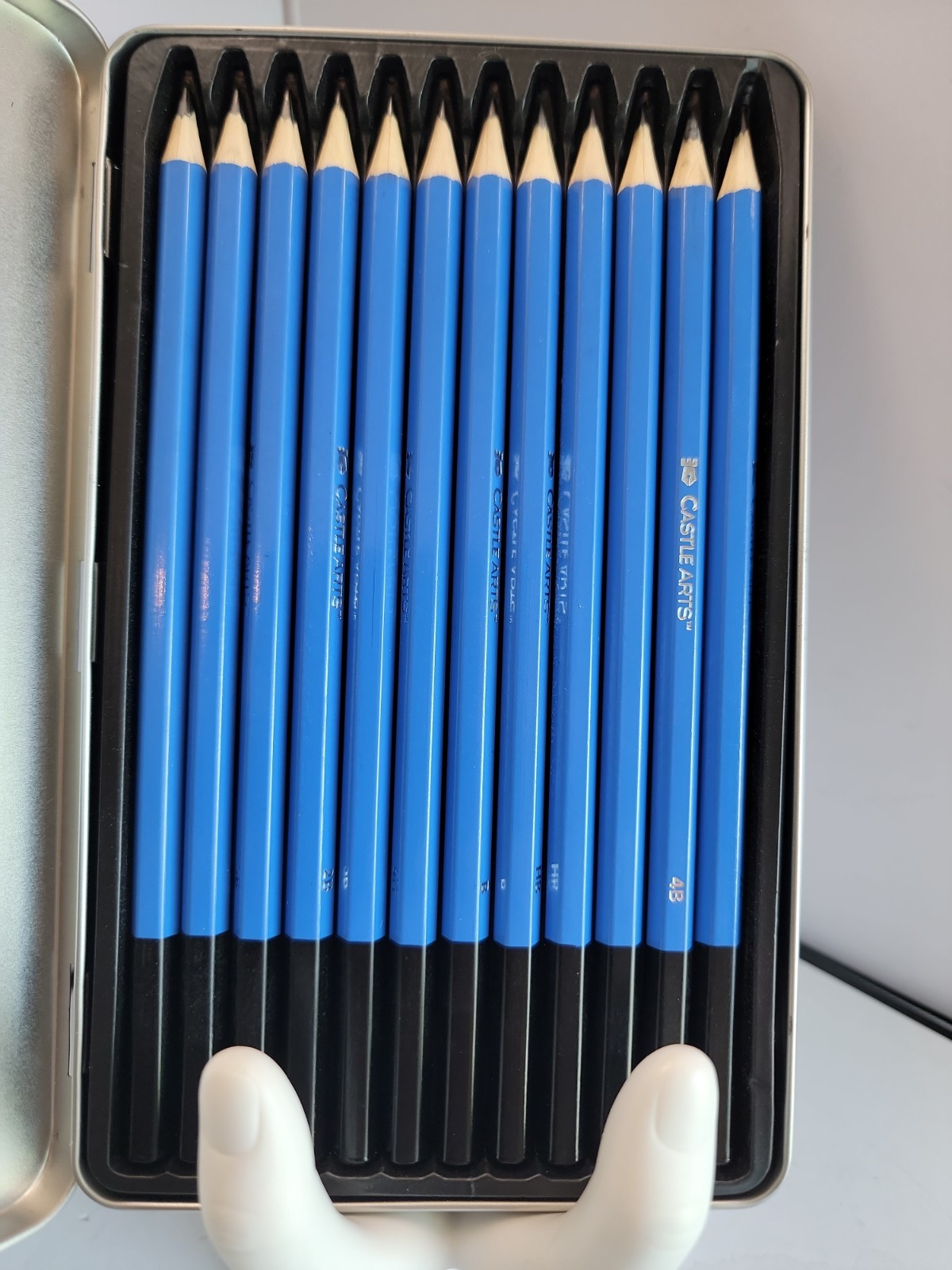 Castle Art Supplies 12 Piece Black Graphite Drawing Pencils Kit
