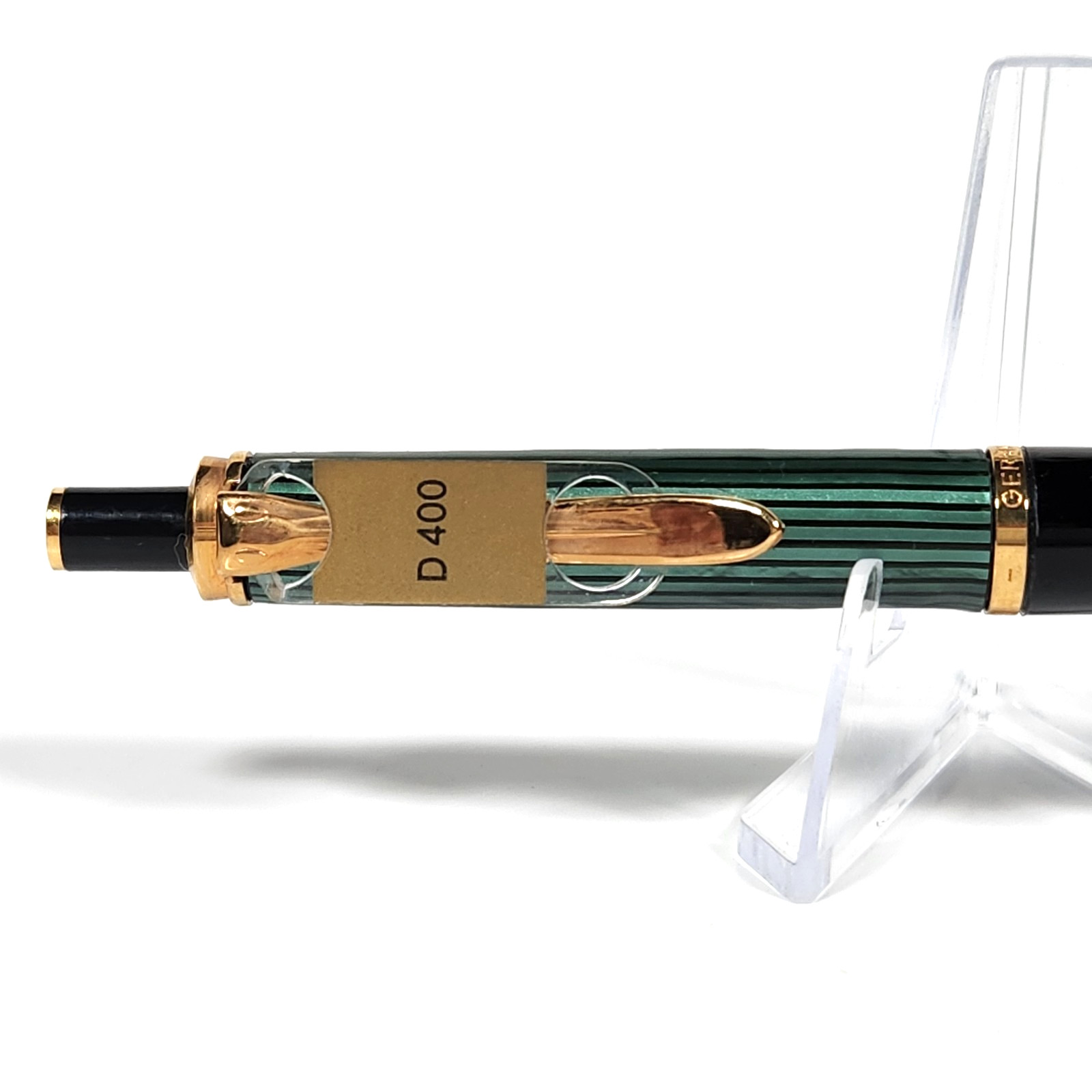 Pelikan Souveran D400 Germany Green & Black Mechanical Pencil 0.7 mm 24k GP NOS!