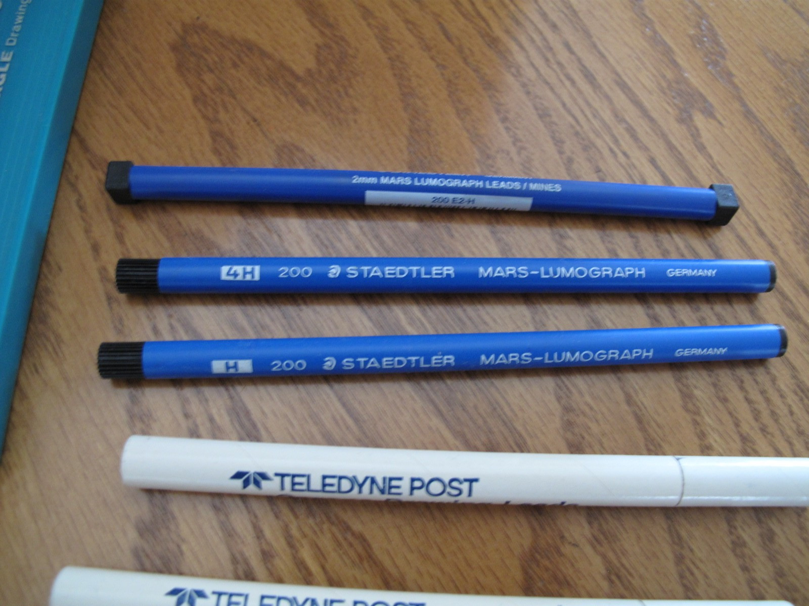 Berol EAGLE Turquoise & Staedtler Mars Teledyne Post Drawing Pencil Lead Lot NEW
