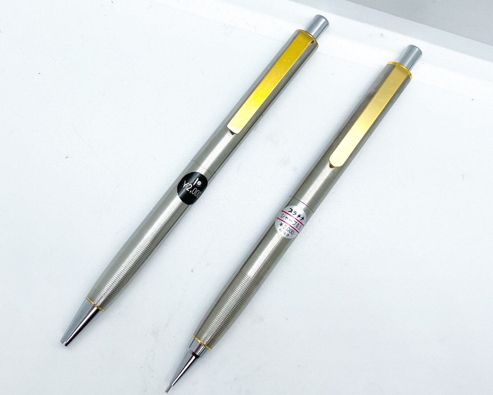 Platinum 2 pcs set Ballpoint Pen & Mechanical Pencil Japan Made Set