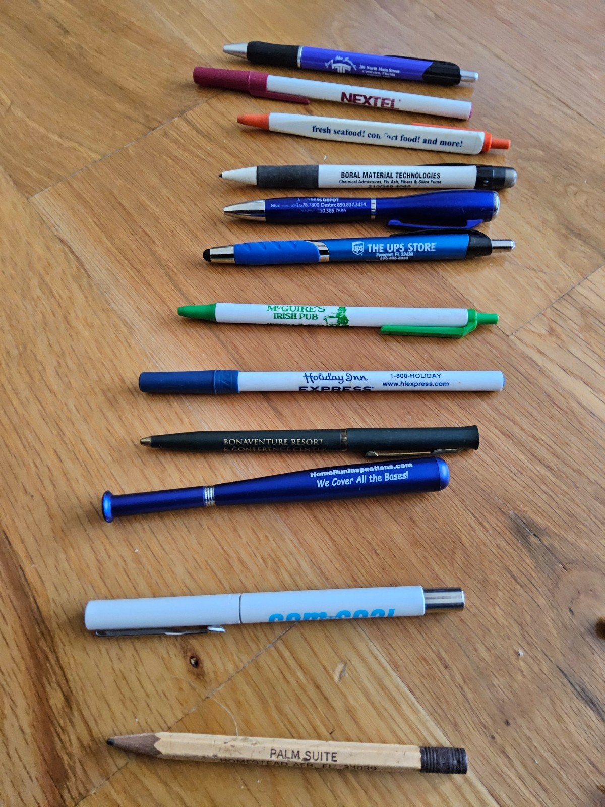 Lot Of 37 Vintage Pens & Pencils Advertising Pens And Pencils