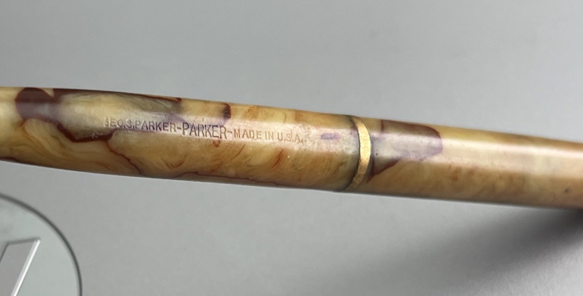 Vintage Parker Duofold Mechanical Pencil Twist Gold Accent -Working