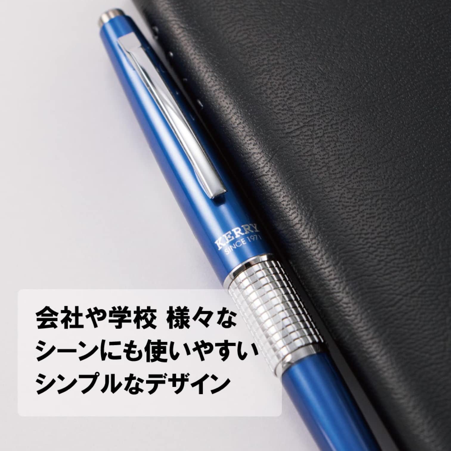 Kerry Mechanical Pencil Blue Body Removable Cap 0.5mm Lead Japanese Design