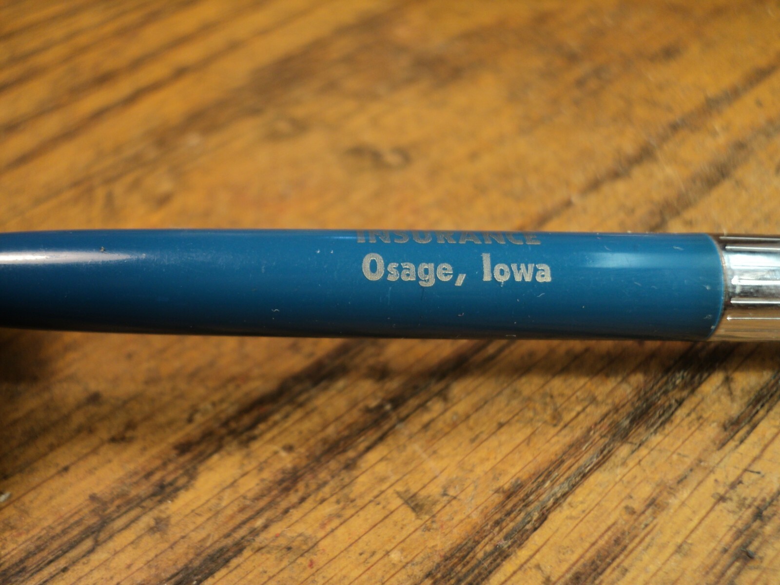 Vintage Sheaffer Mechanical Pencil Advertising Farmers Mutual Insurance Osage IA