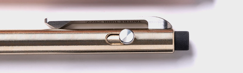 Tactile Turn Bronze Pencil SLIM Body Style with Side Click Clip – 0.7 mm Lead