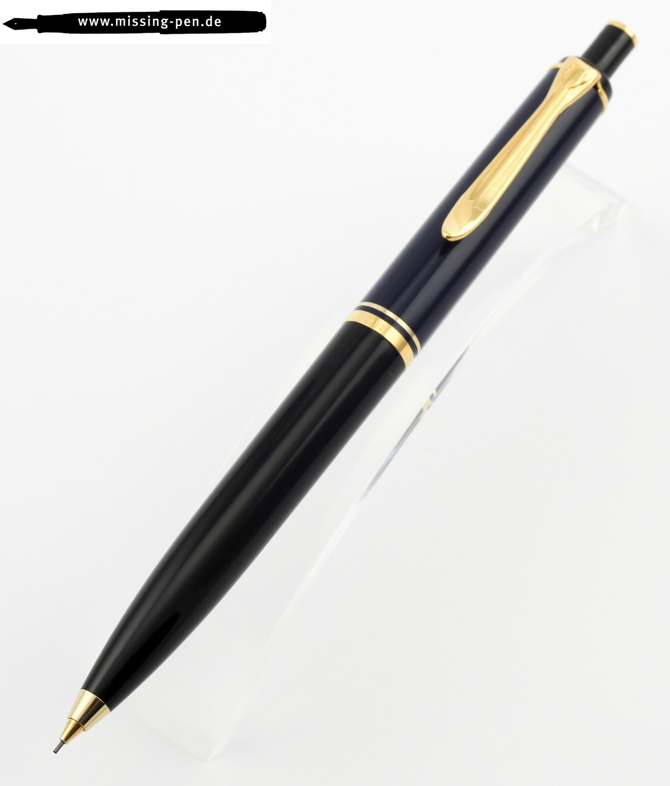 Old Style Pelikan Pencil (0.5 mm) D200 / D250 in Black-Blue (gold cap)